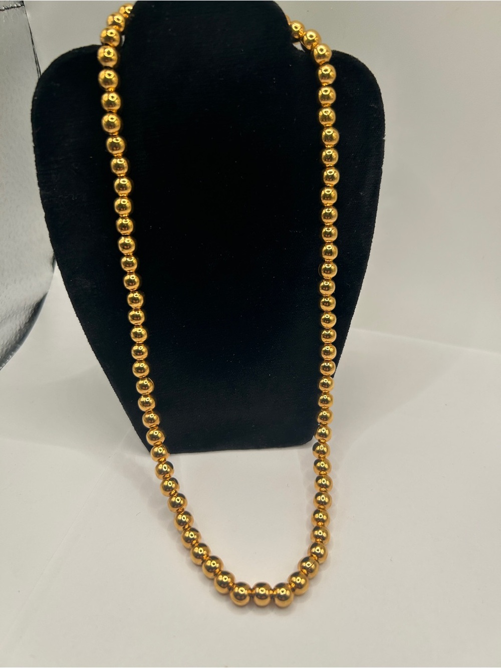 Vintage Monet Gold Beaded Necklace - Timeless Women’s Jewelry